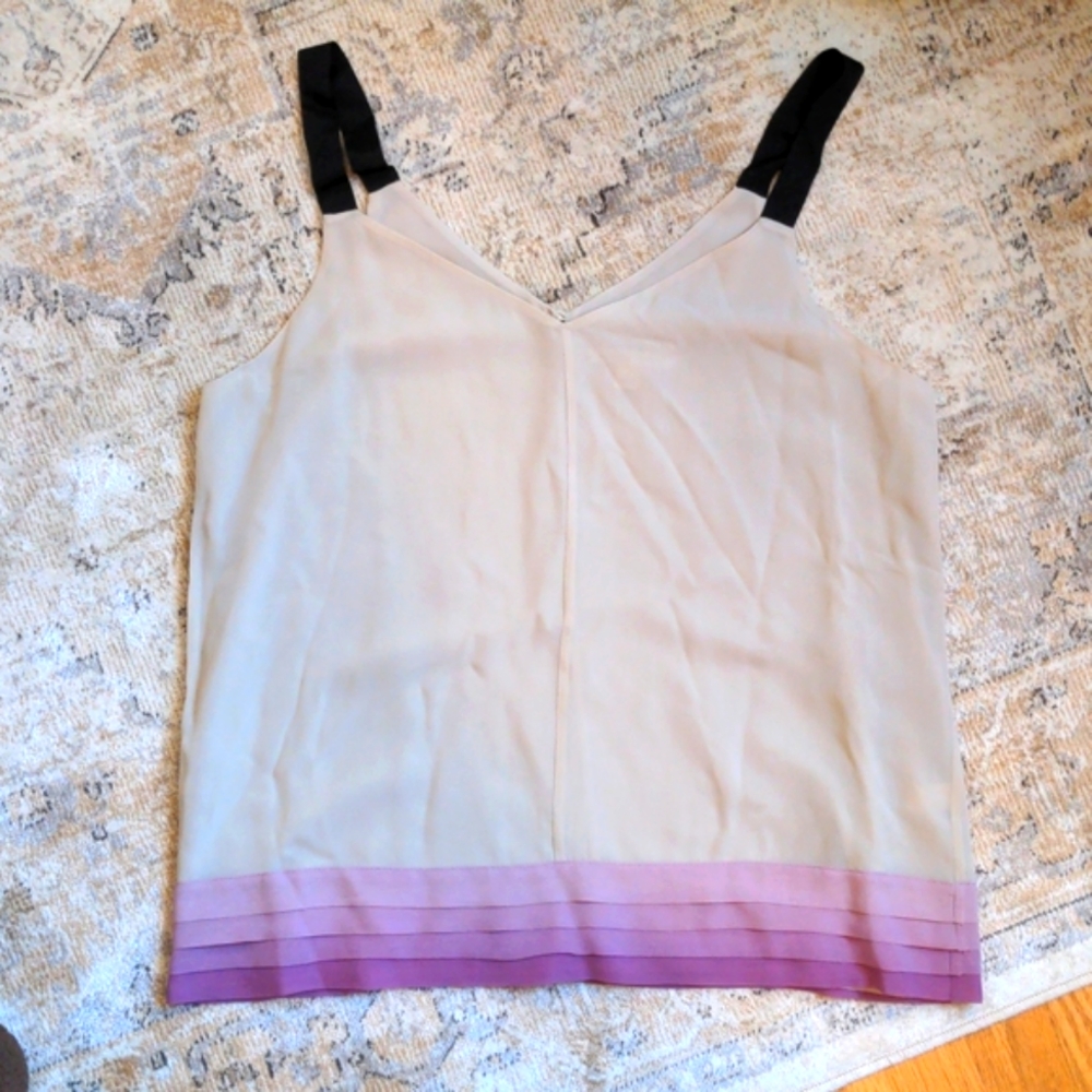 Banana Republic ombre fade silk tank